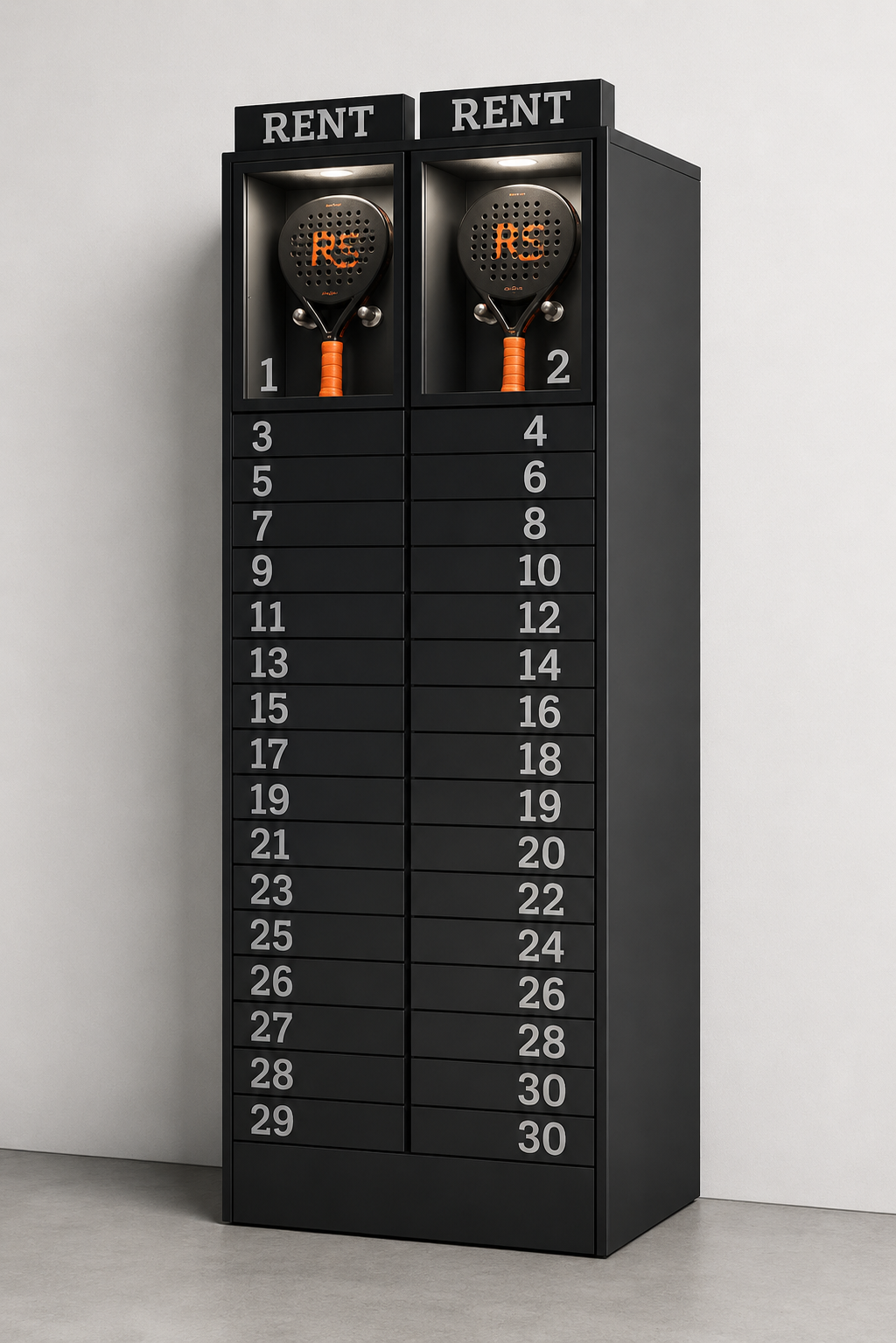 Racket Solution smart lockers